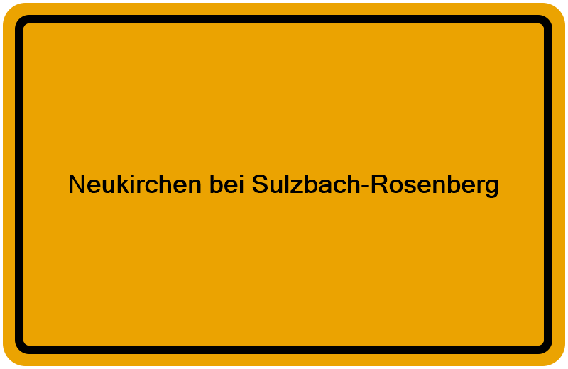 Handelsregister Neukirchen bei Sulzbach-Rosenberg